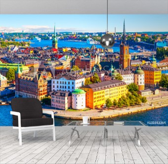 Picture of Aerial panorama of Stockholm Sweden